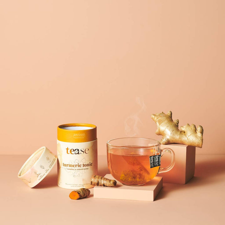 Turmeric Tonic Ginger Adaptogen + Superfood Tea Blend