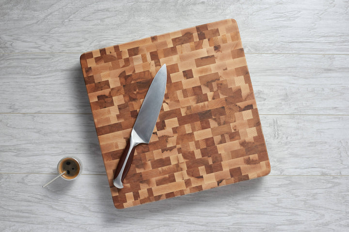 Butcher Block Cutting Board - 16 x 16 x 1.4
