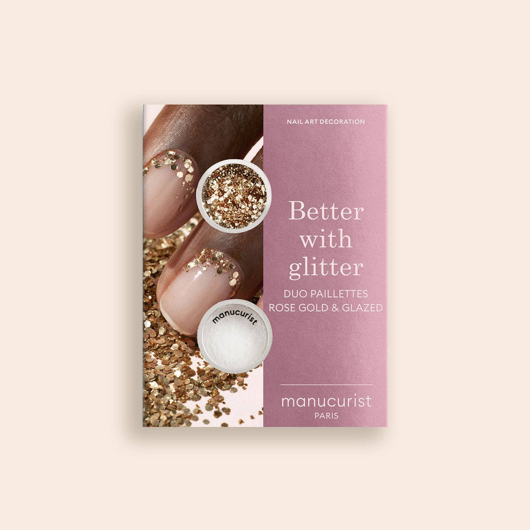 Rose Gold &amp; Glazed Glitter Duo