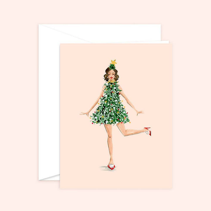 Jingle Dress Christmas Greeting Card