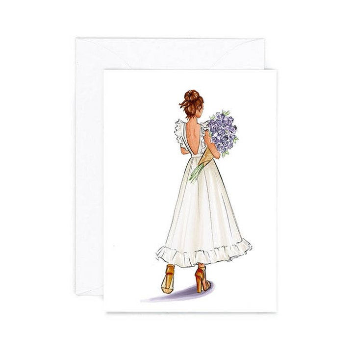 Spring Ruffles Fashion Mini Card