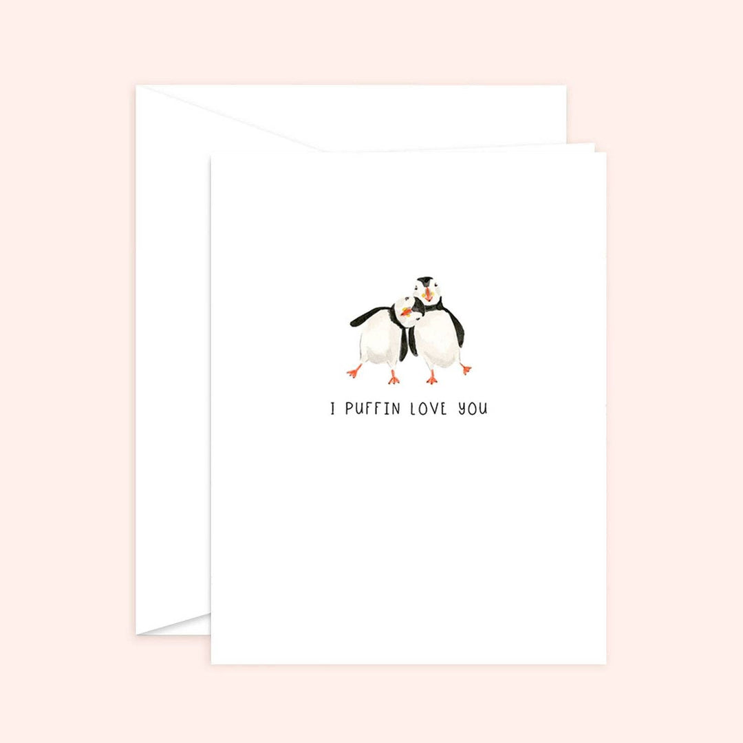 Puffin Love Anniversary Card