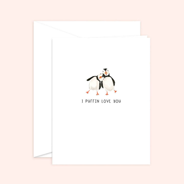 Puffin Love Anniversary Card