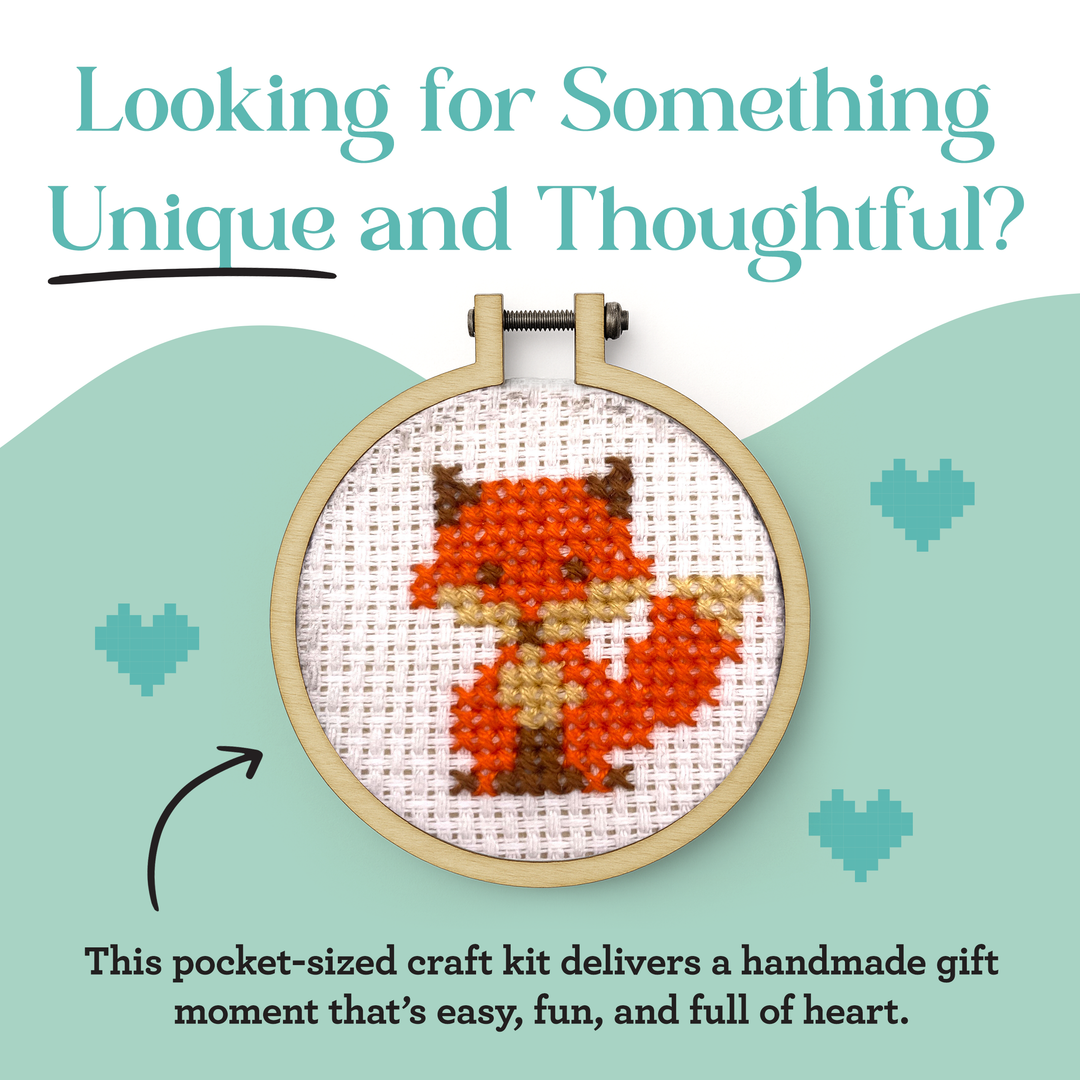 For Fox Sake! Mini Cross Stitch Kit