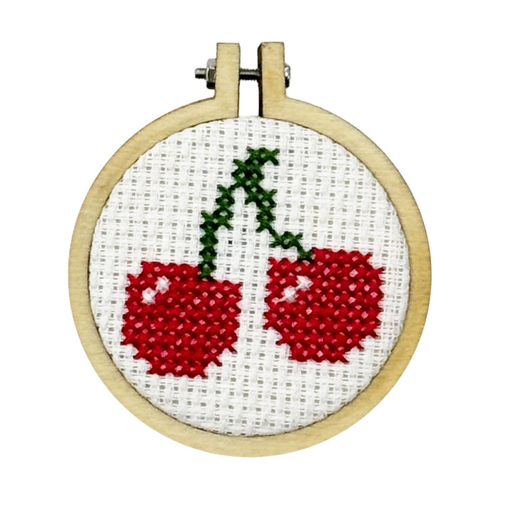 I Love You Cherry Much! Mini Cross Stitch Kit