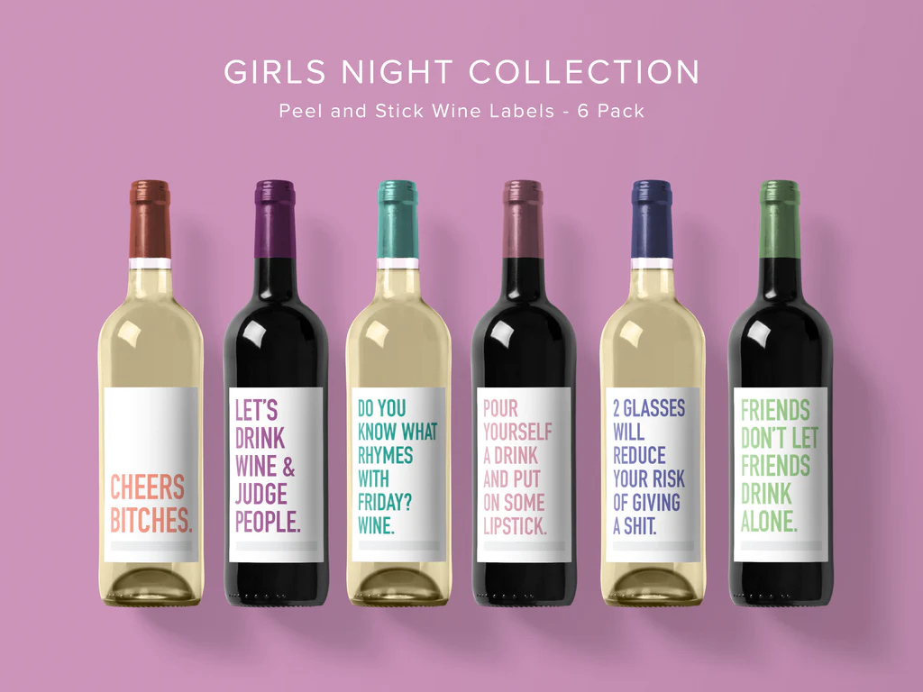 Wine Label - Girls Night Collection