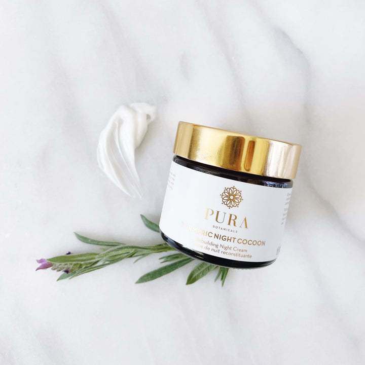 Turmeric Night Cocoon, Rebuilding Night Cream