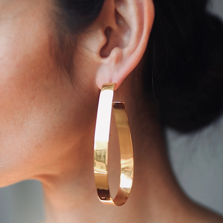 Bold Narrow Hoops