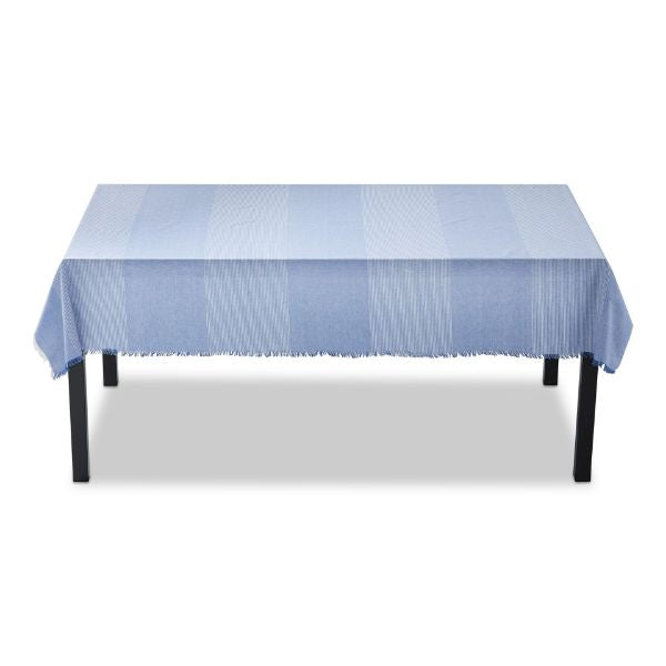 Blue Cottage Pinstripe Tablecloth