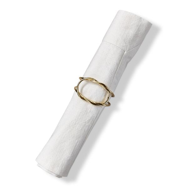 Brass Infinity Napkin Ring