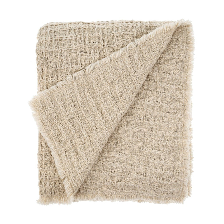 Linen Waffle Throw