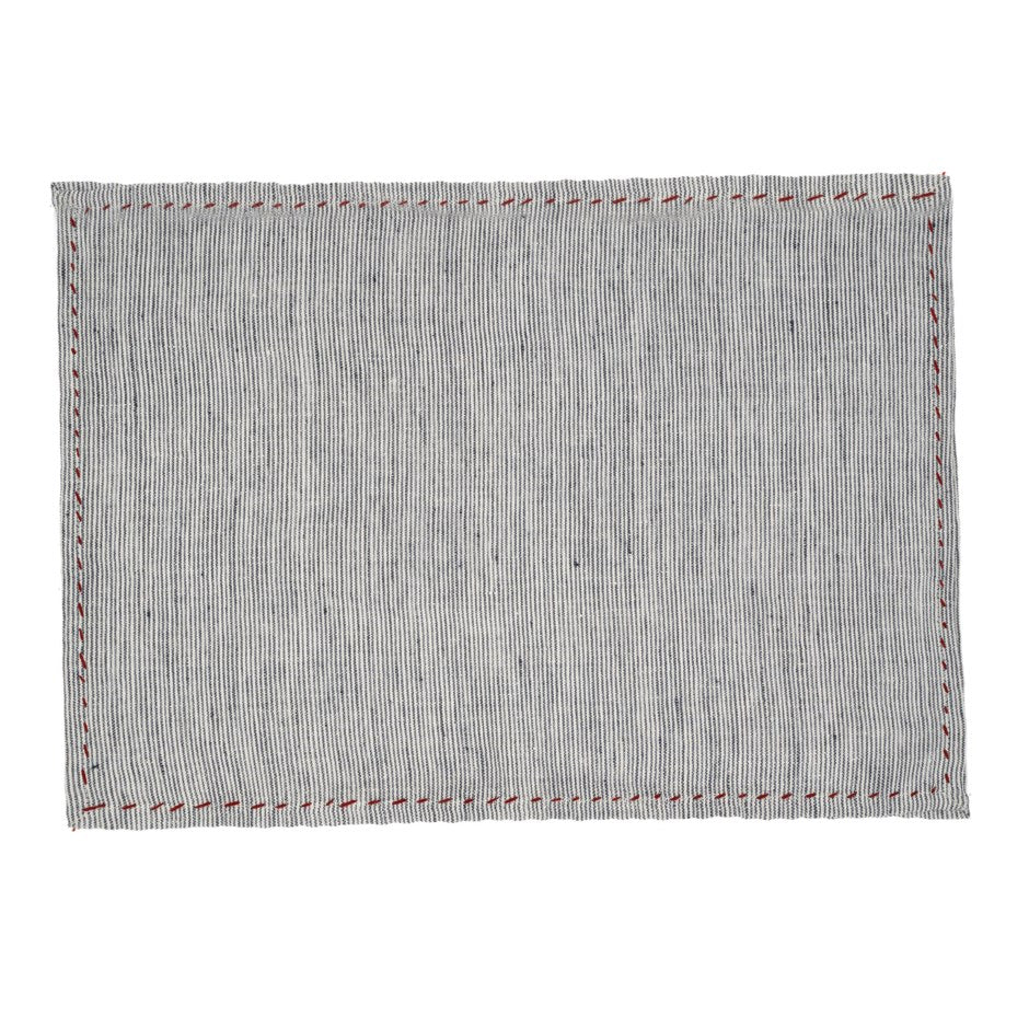 Linen Pinstripe Placemat (SetOf4)