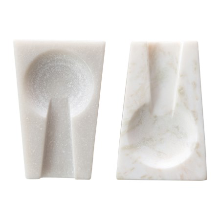 White Marble Spoon Rest