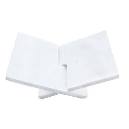 Interlocking White Marble Book Holder