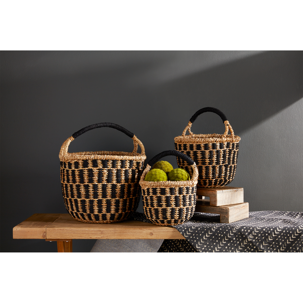 Black Woven Basket