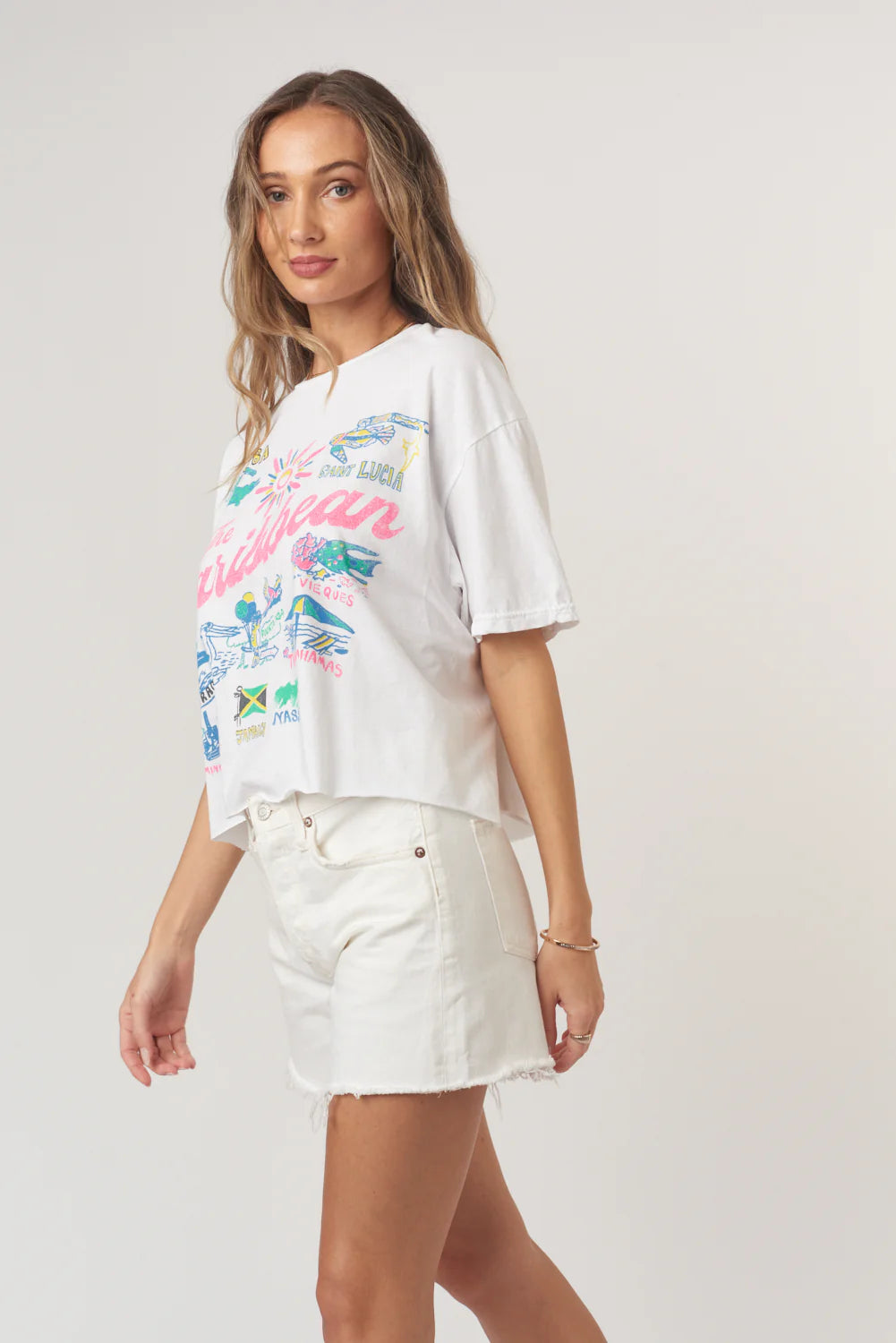 Caribbean Cropped Tee