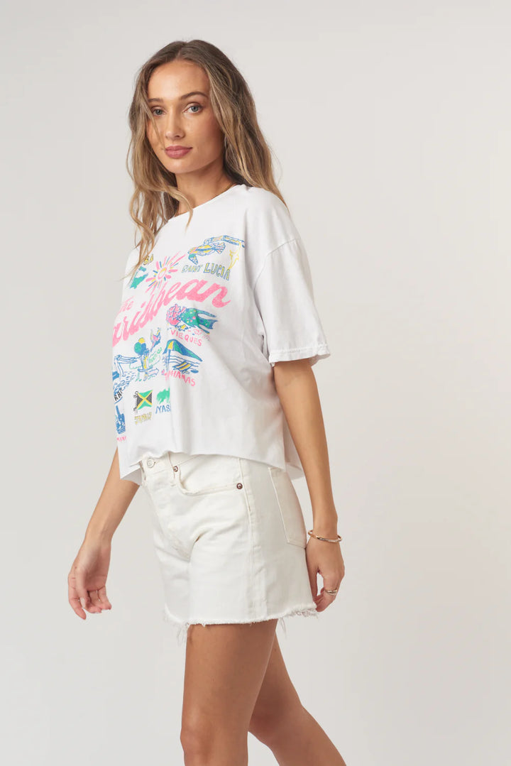 Caribbean Cropped Tee