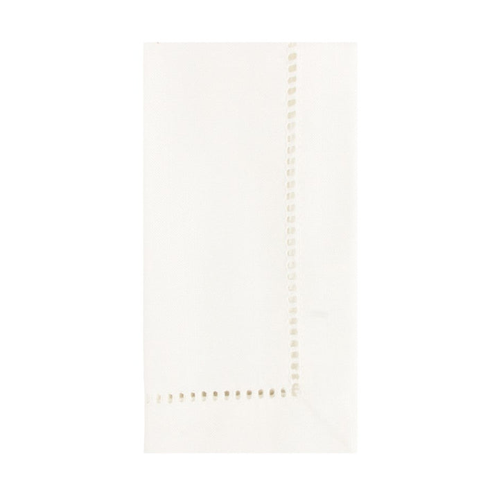 White Loft Hemstitch Table Cloth
