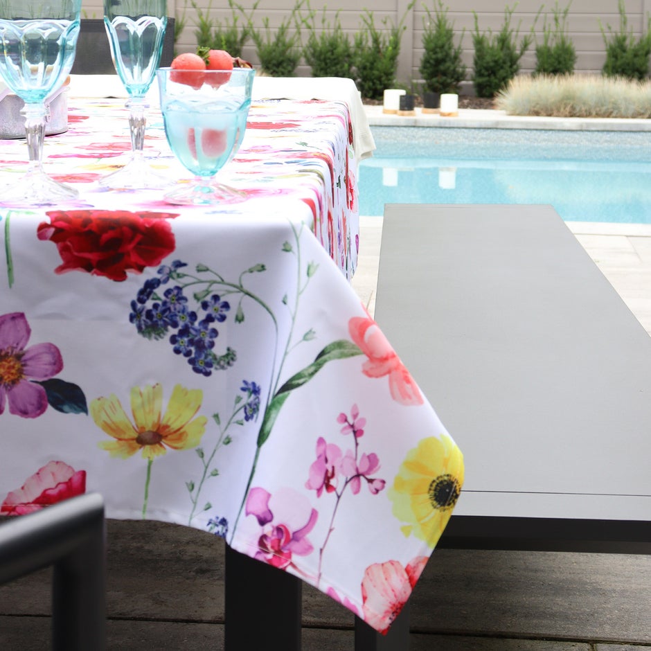 Mixed Floral Tablecloth