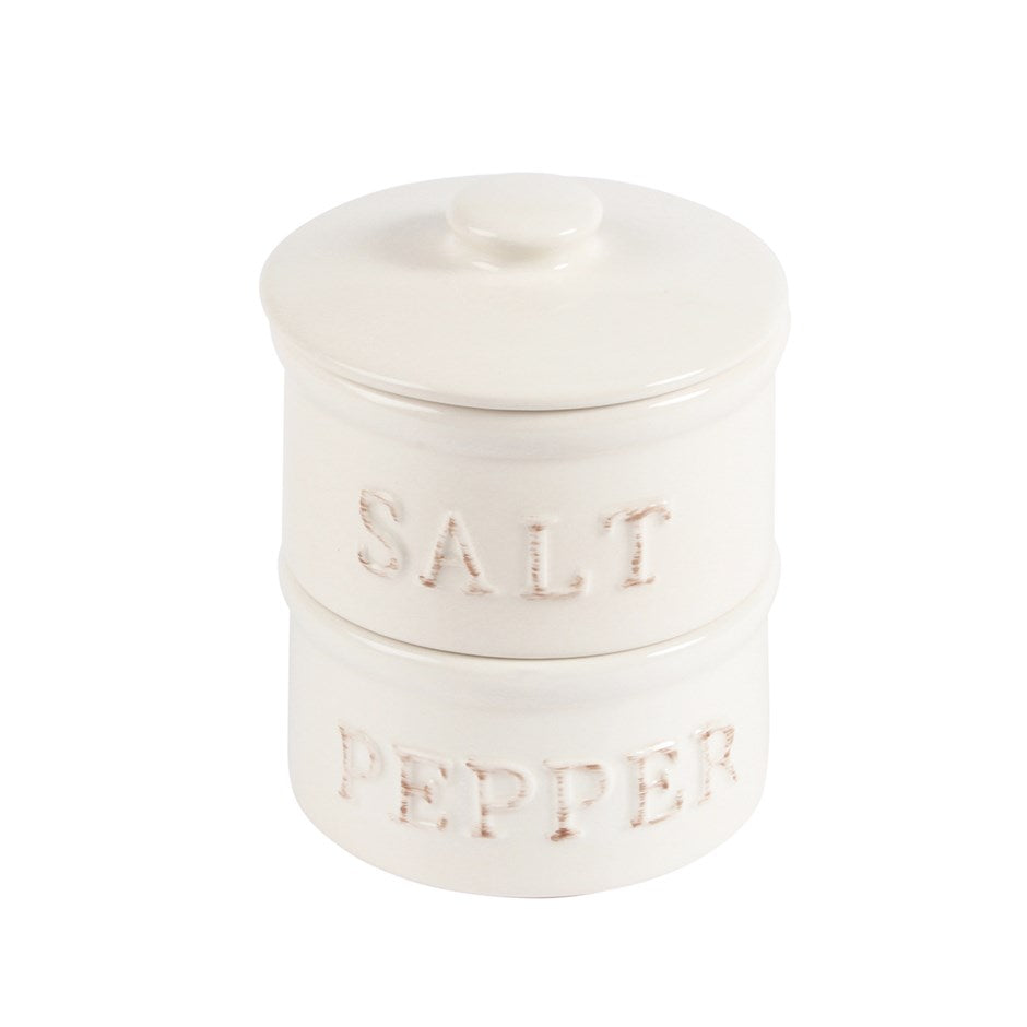 Statement Stack Salt & Pepper Pinch Pot
