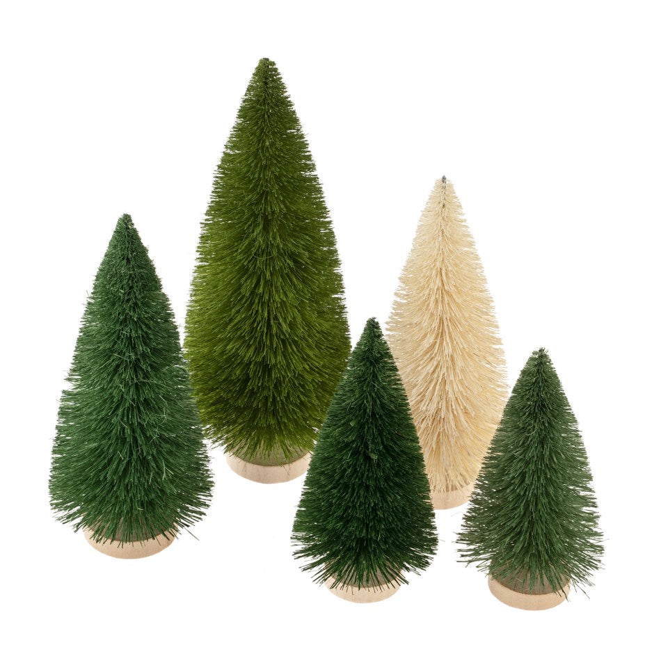 Sisal Bottle Brush Tree (SetOf5)