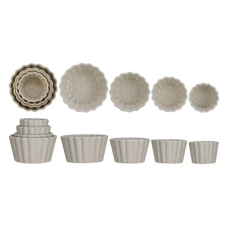 Embossed Stoneware Fluted Bowls (SetOf4)