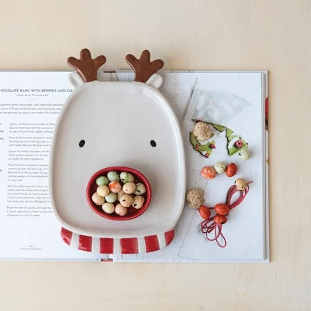 Stoneware Reindeer Head