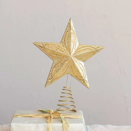 Plastic Star Tree Topper LED