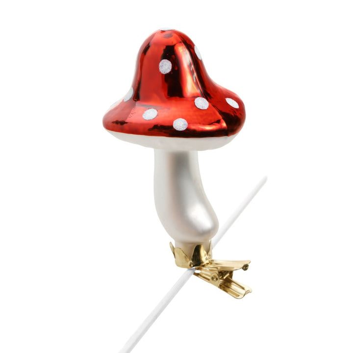 Mushroom Clip On Ornament