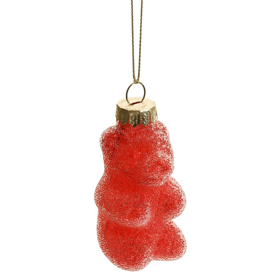 Gummy Bear Glass Ornament