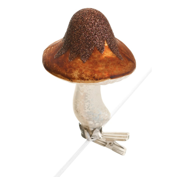 Mushroom Clip On Ornament