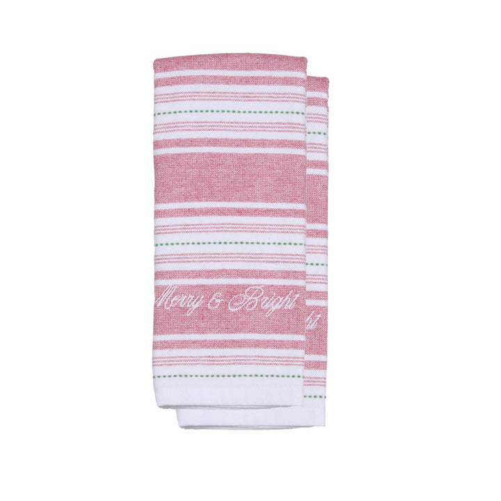 Merry and Bright Terry Reverse Towels (SetOf2)