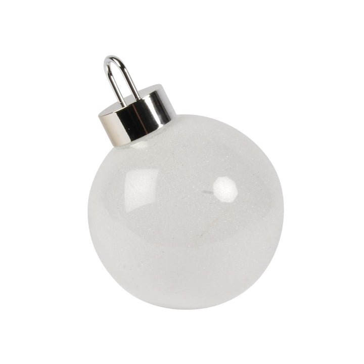 Sugar Ornament LED Ball White