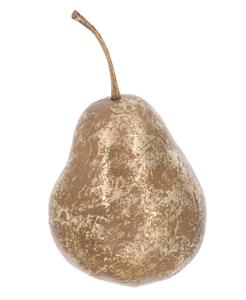 Gold Pear Figurine Boxed Set