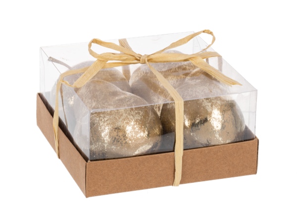 Gold Pear Figurine Boxed Set