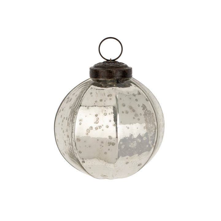 Small Silverfrost Holiday Ornament
