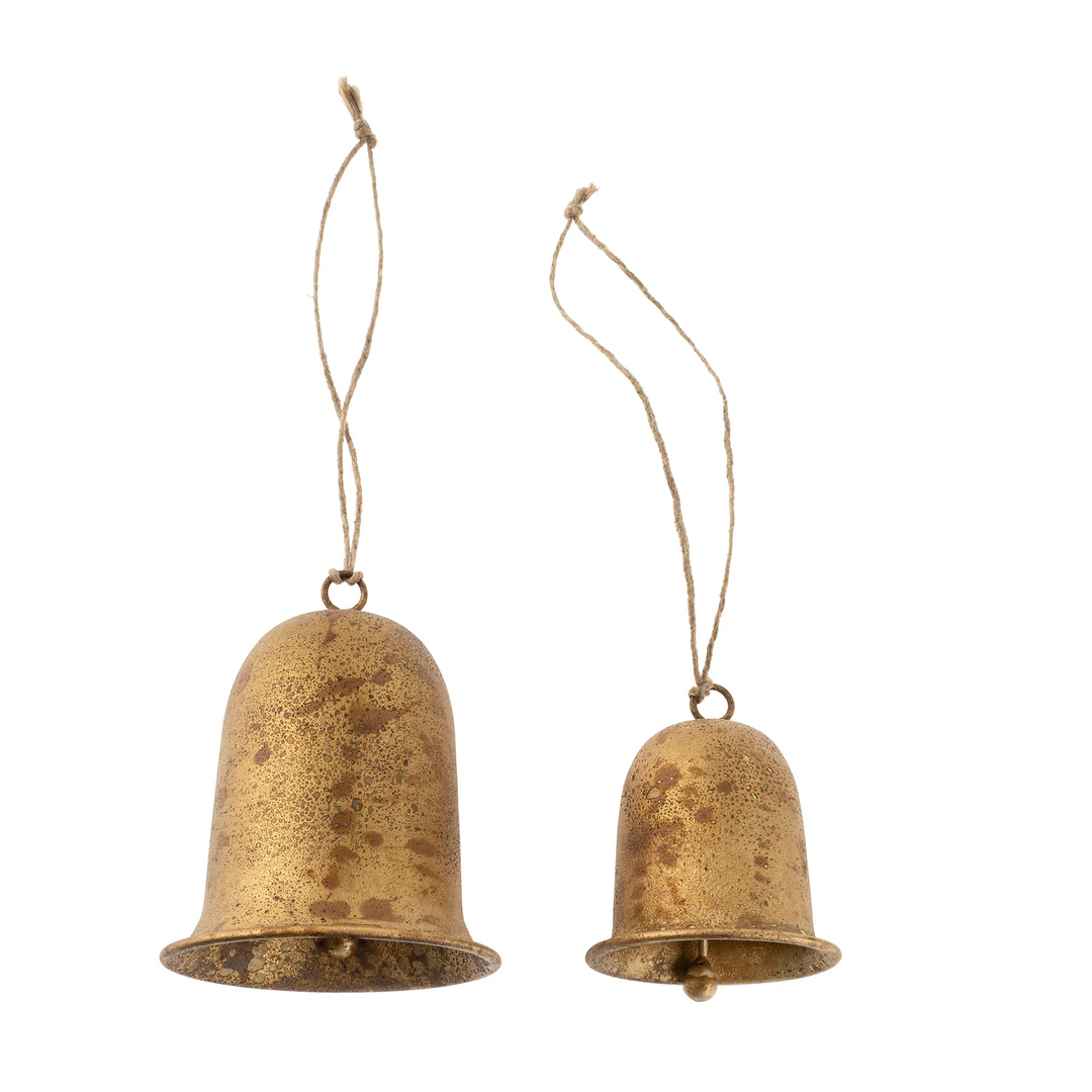 Gold Vintage Enameled Bell