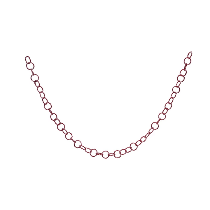 Candy Cane Stripe Plastic Link Garland