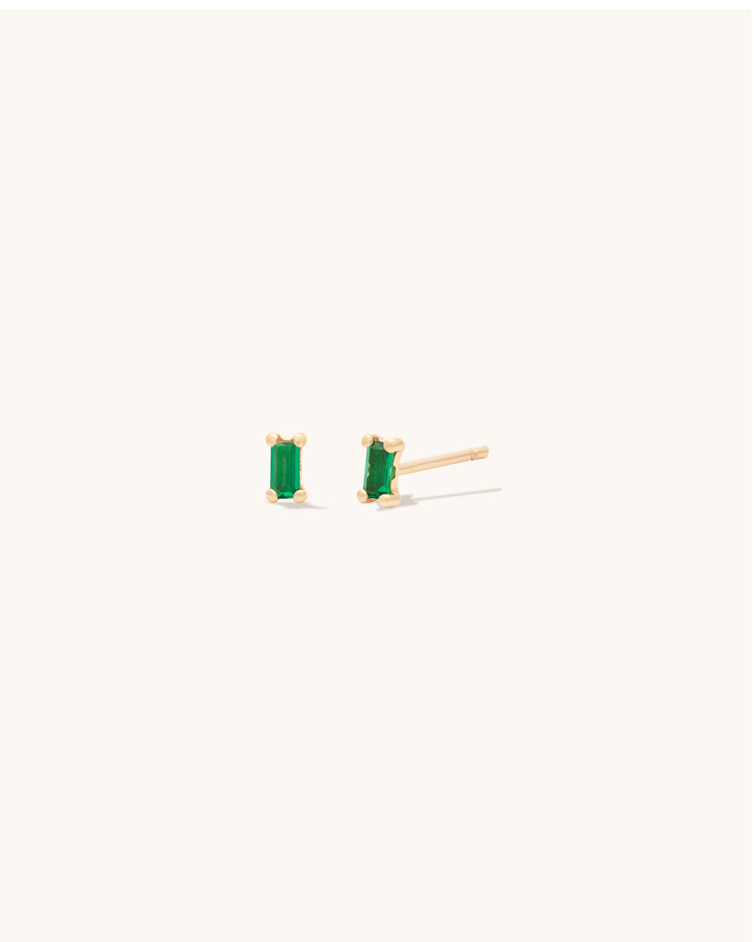 Tiny Baguette Studs