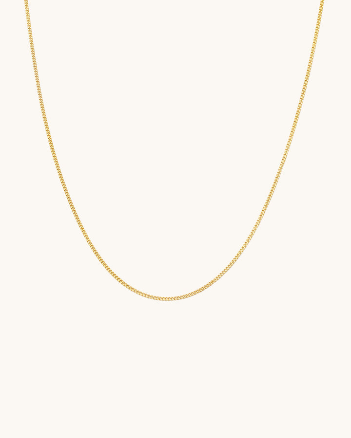 Curb Chain Necklace 16”-18”