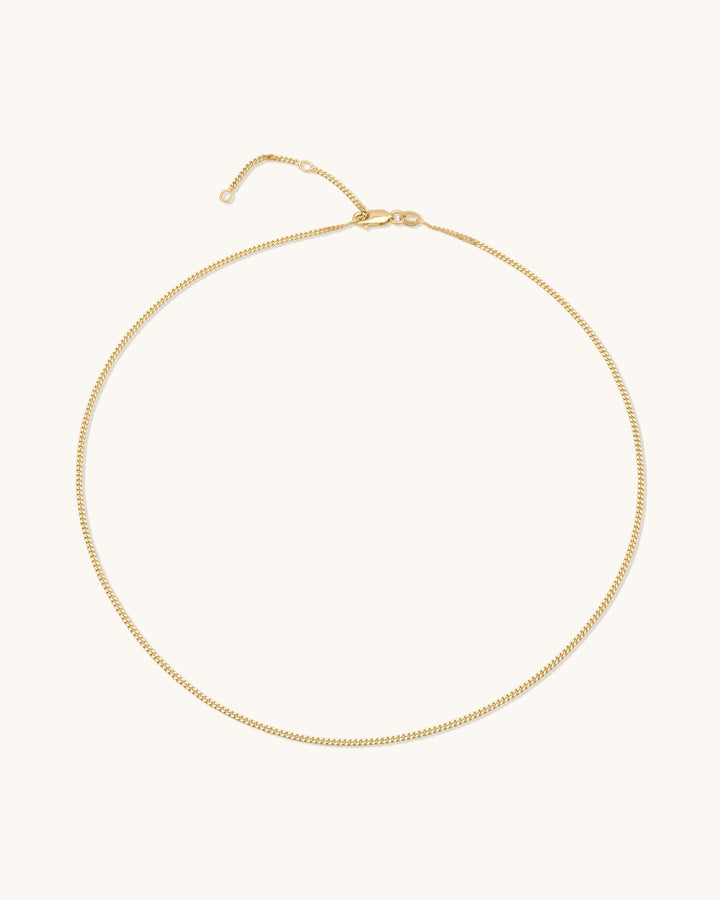 Curb Chain Necklace 16”-18”