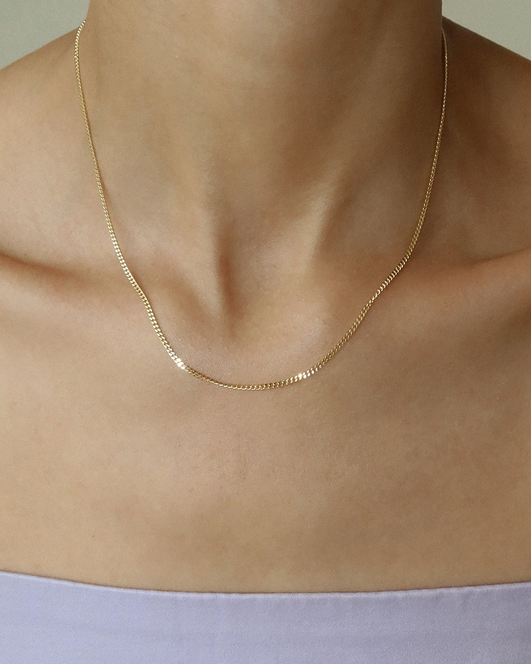 Curb Chain Necklace 16”-18”