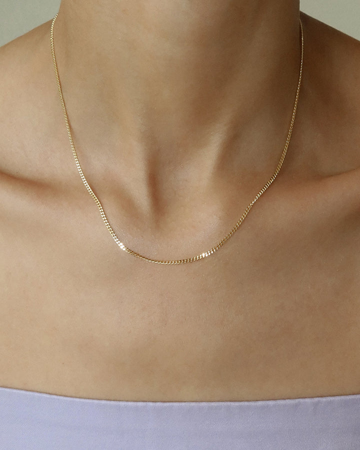 Curb Chain Necklace 16”-18”