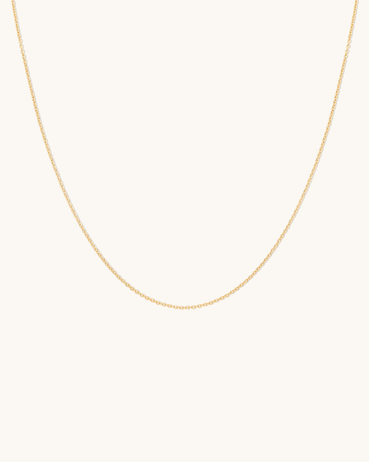 Extra Fine Cable Chain Necklace
