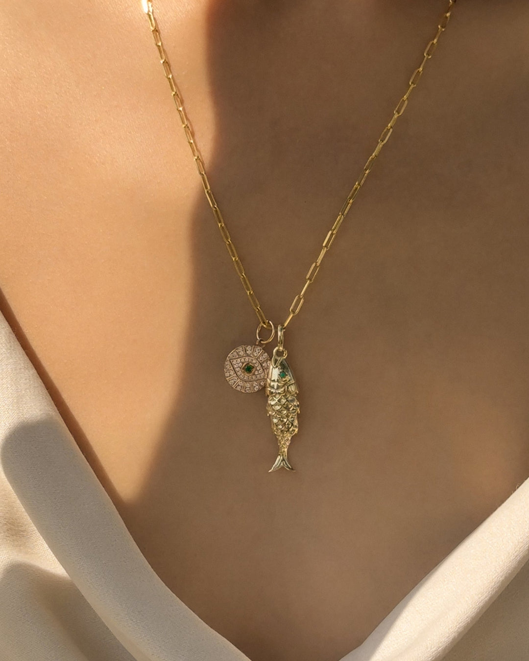 Flat Drawn Chain Necklace