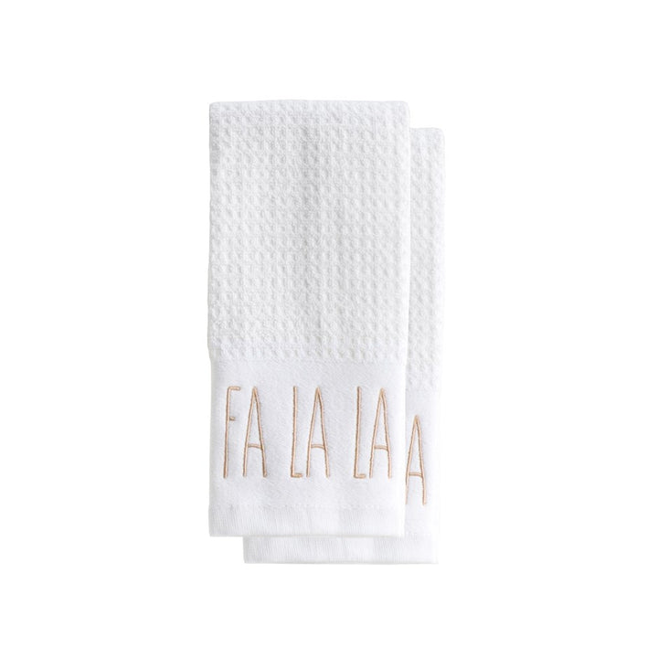 Falala Slim Script Tea Towel SetOf2