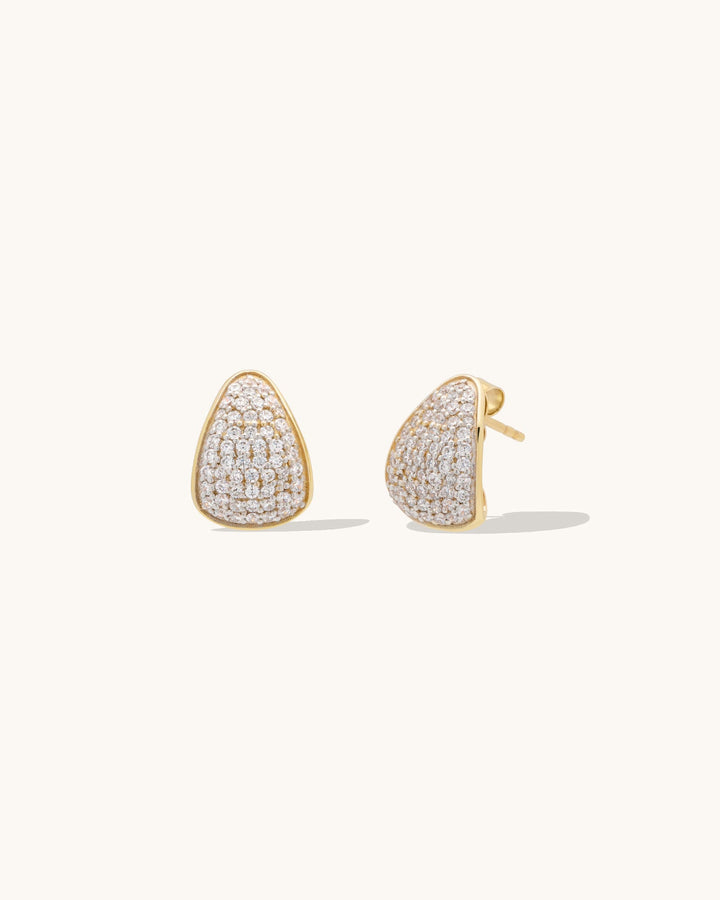 Pave Claw Earrings