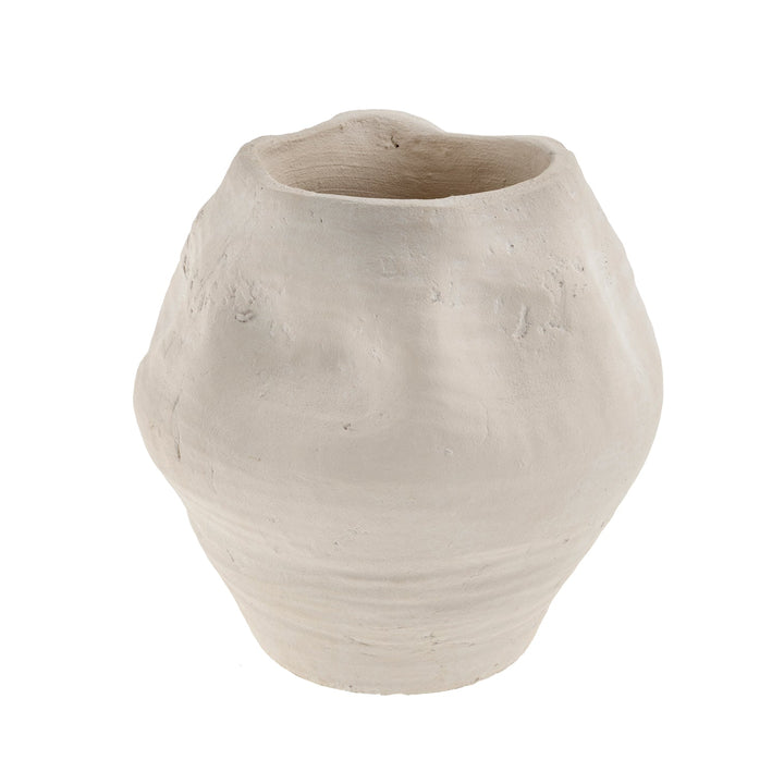 Dented Terracotta Vase