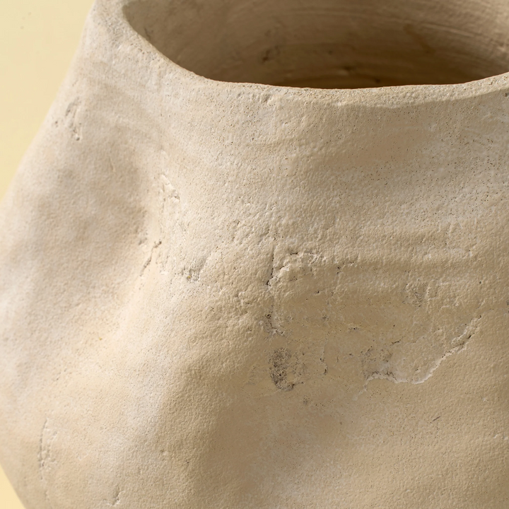 Dented Terracotta Vase