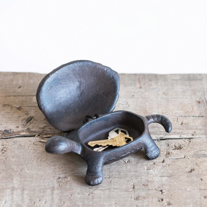 Cast Iron Turtle Key Box
